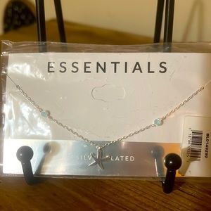 ESSENTIALS ANKLE BRACELET SILVER PLATED